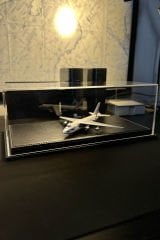 Antonov An-124 Model Uçak Volga Dnepr Boyamalı 1/400 | Sergileme Kutusu ile